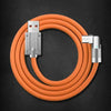 Powercable | 180° Roterende Snellaadkabel Oranje / Micro Usb 1+1 Gratis Telefoon Accessoires