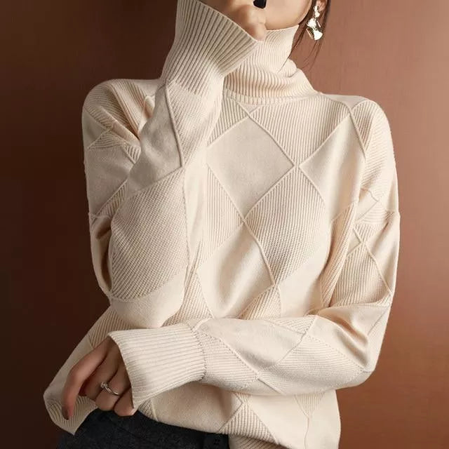 Turtleneck Sweater - Houdt Je De Hele Dag Warm Beige / S