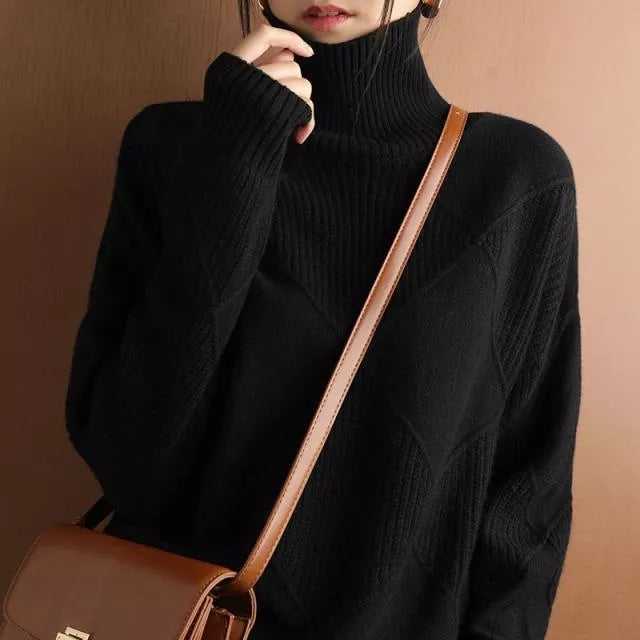 Turtleneck Sweater - Houdt Je De Hele Dag Warm Zwart / S