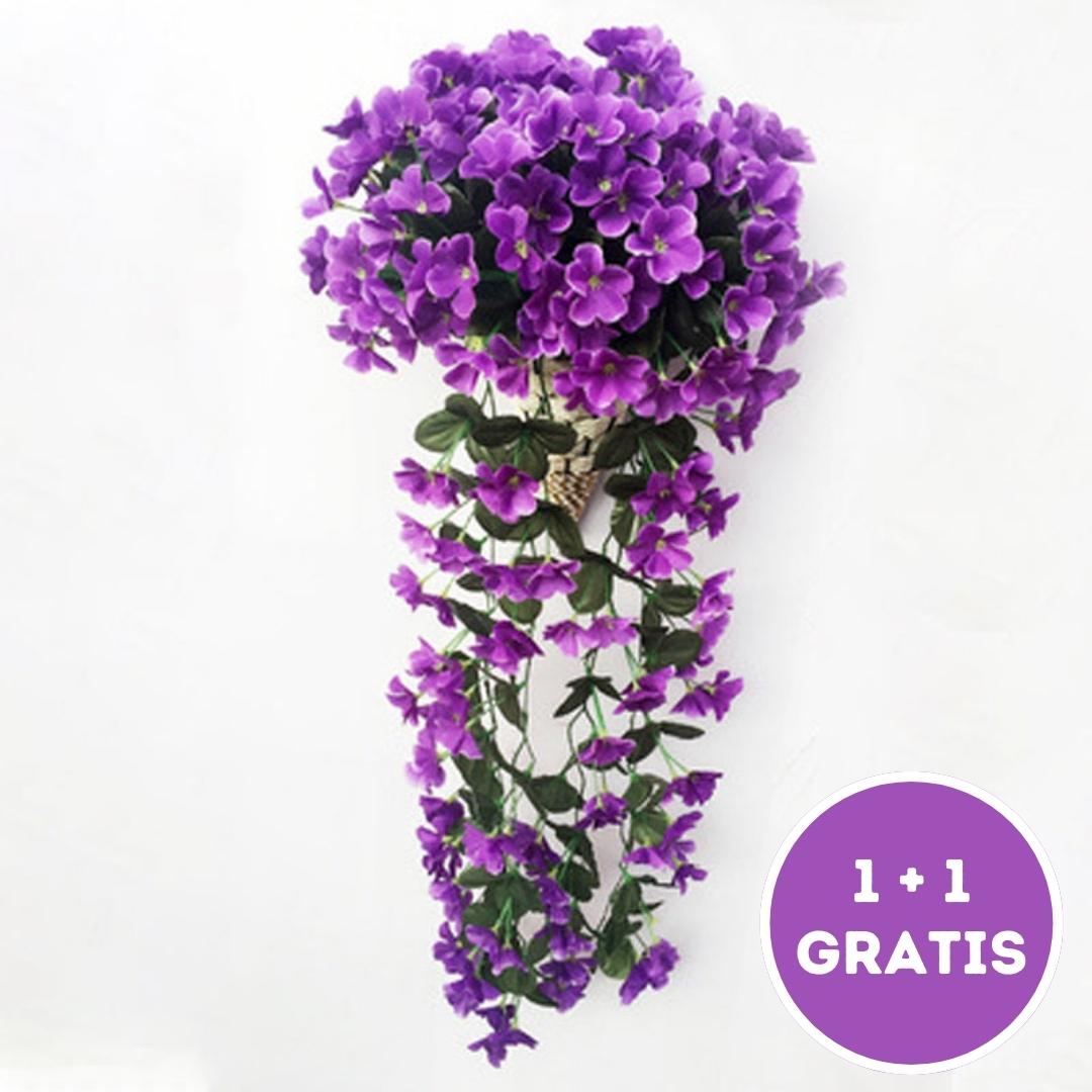 Hangflower - Prachtige Kunstbloemen Voor Binnen En Buiten (Laatste Dag 1+1 Gratis) Paars