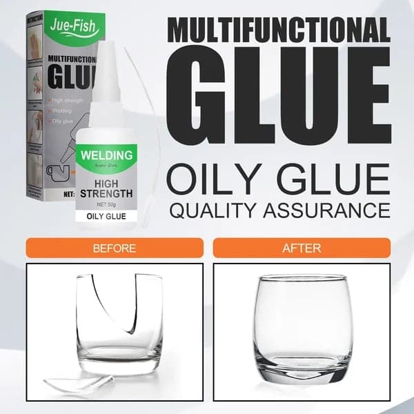 Juefish Glue | Hoge Sterkte Olieachtige Laslijm 1+1 Gratis