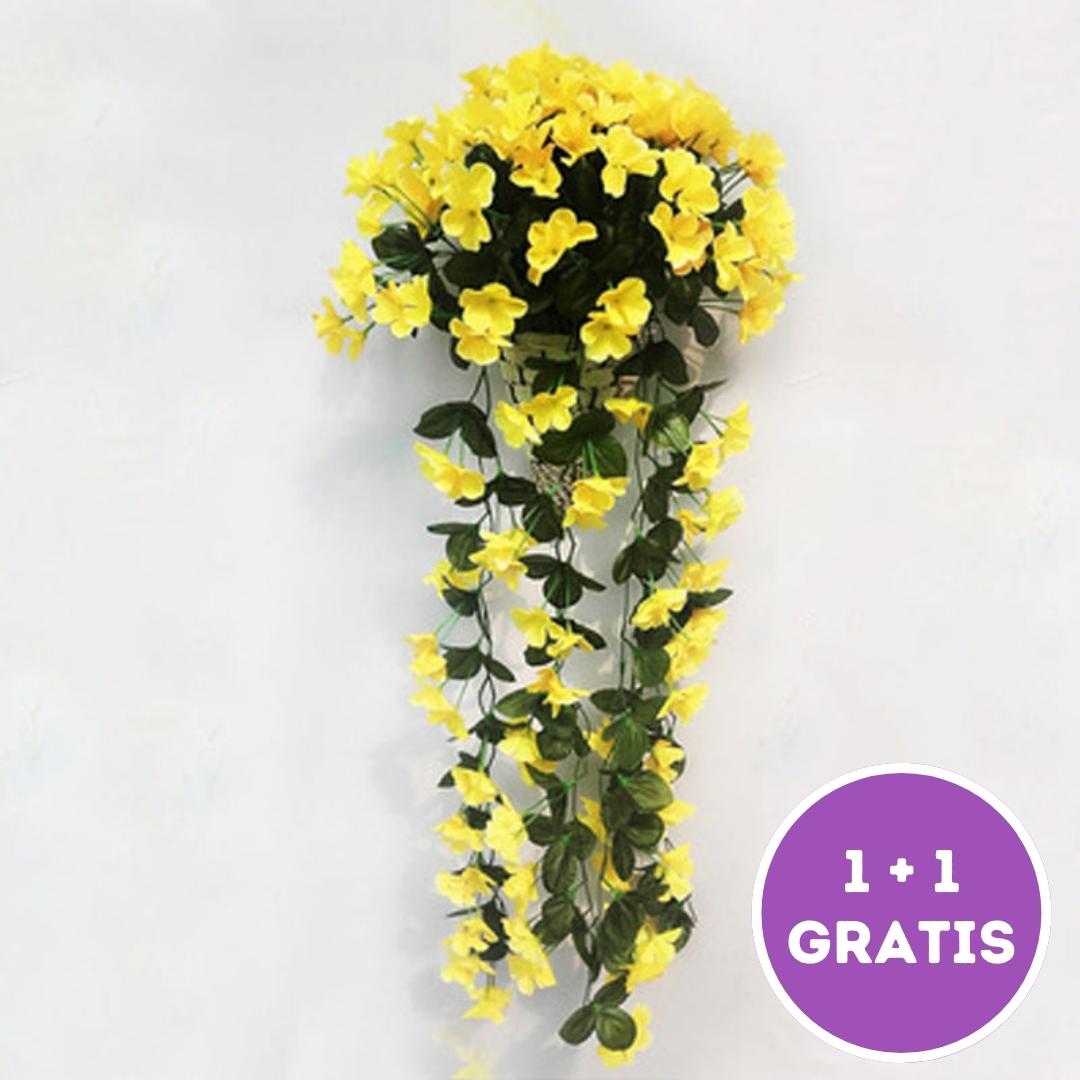 Hangflower - Prachtige Kunstbloemen Voor Binnen En Buiten (Laatste Dag 1+1 Gratis) Geel