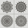 Revada Decor Mandala Stencil Art Kit Meng / 50% Korting Diy