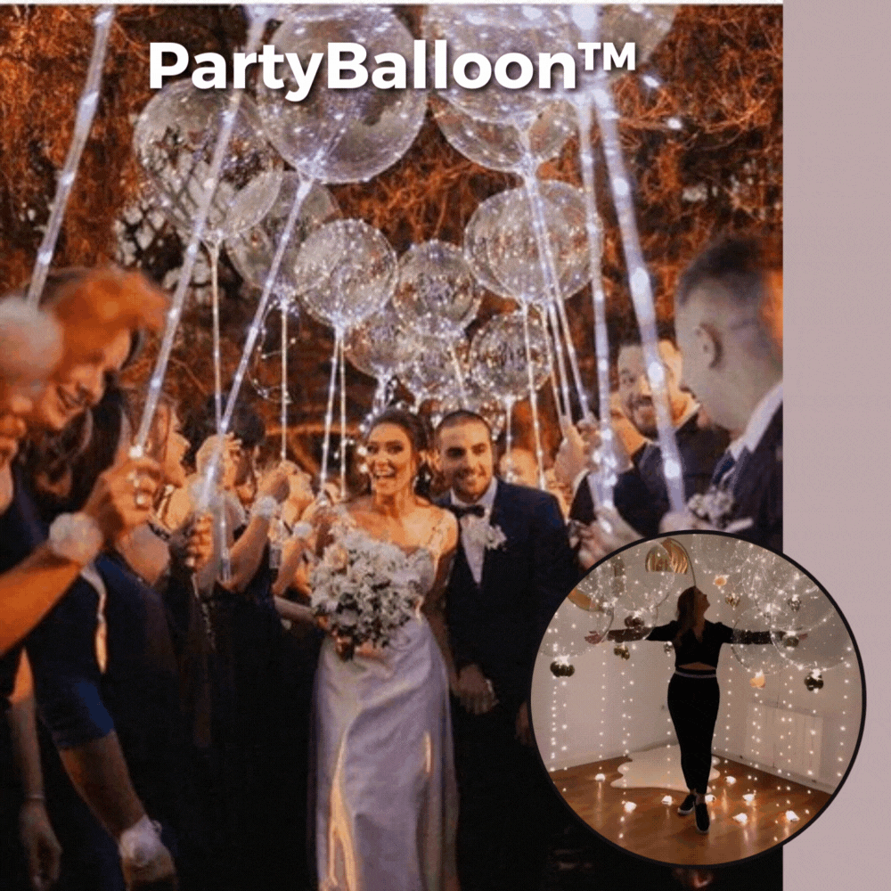 5+5 Gratis | Partyballoon - Herbruikbare Led Ballonnen [Laatste Dag Korting]