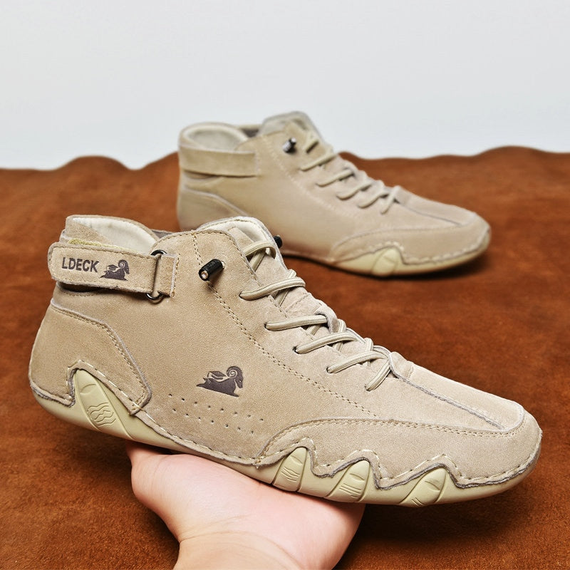 L Deck Ergonomische & Comfortabele Suede Sneakers Khaki / 38