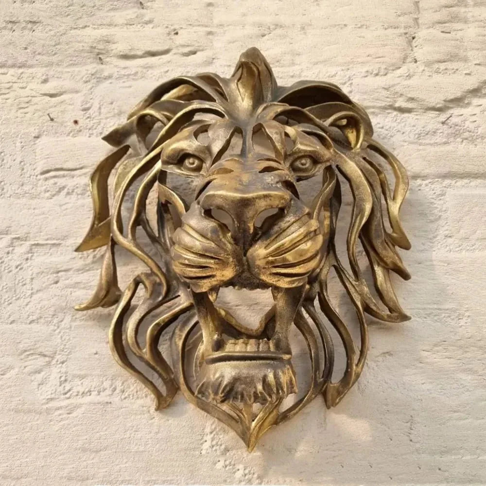 Lion Head - Een Uniek En Stijlvol Decoratiestuk Voor U