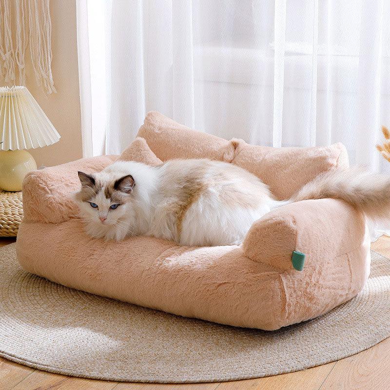 Revada Zen Cats Sofa - Brengt Uw Katten Tot Rust Beige / M (Binnen 4Kg) Animals & Pet Supplies