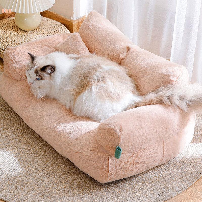 Revada Zen Cats Sofa - Brengt Uw Katten Tot Rust Beige / L (Binnen 9Kg) Animals & Pet Supplies