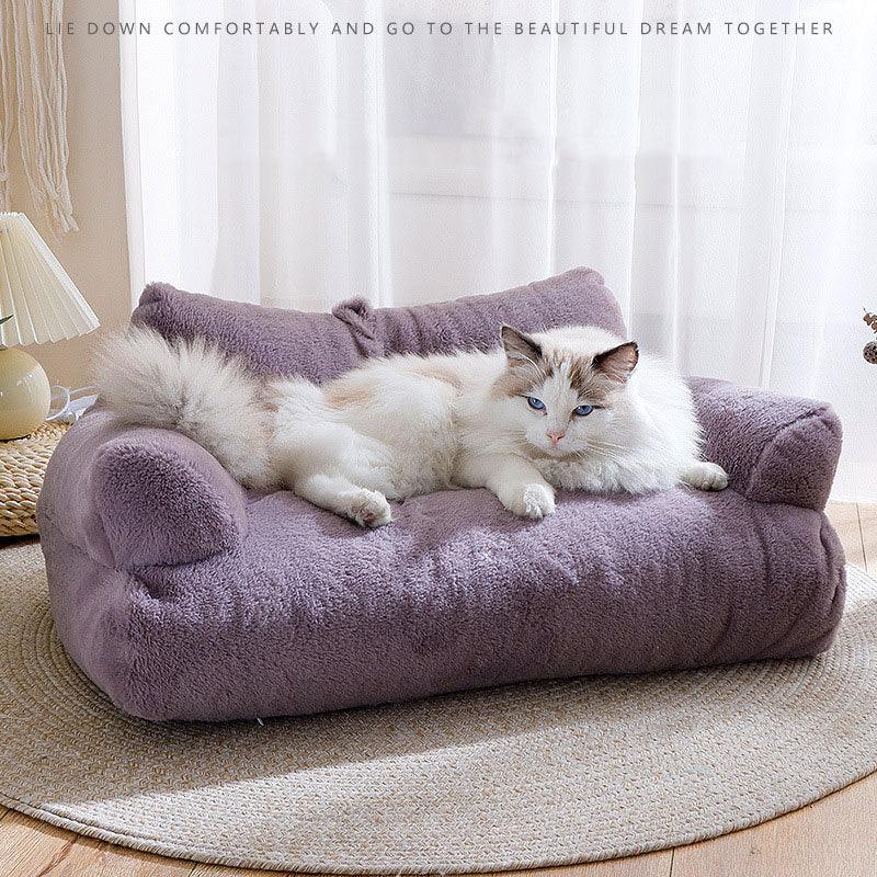 Revada Zen Cats Sofa - Brengt Uw Katten Tot Rust Paars / M (Binnen 4Kg) Animals & Pet Supplies