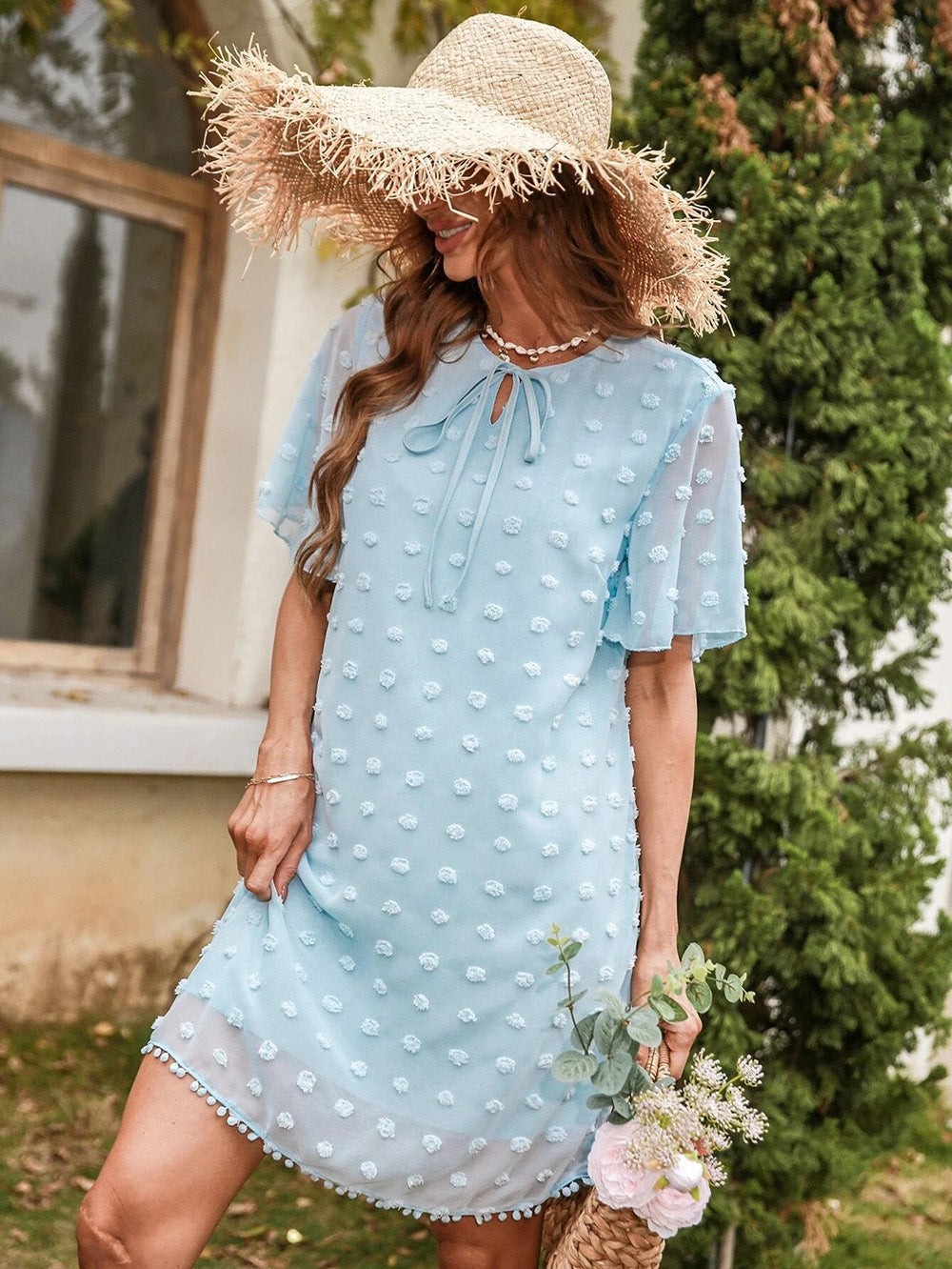 Ivy Short Dress Blauw / S