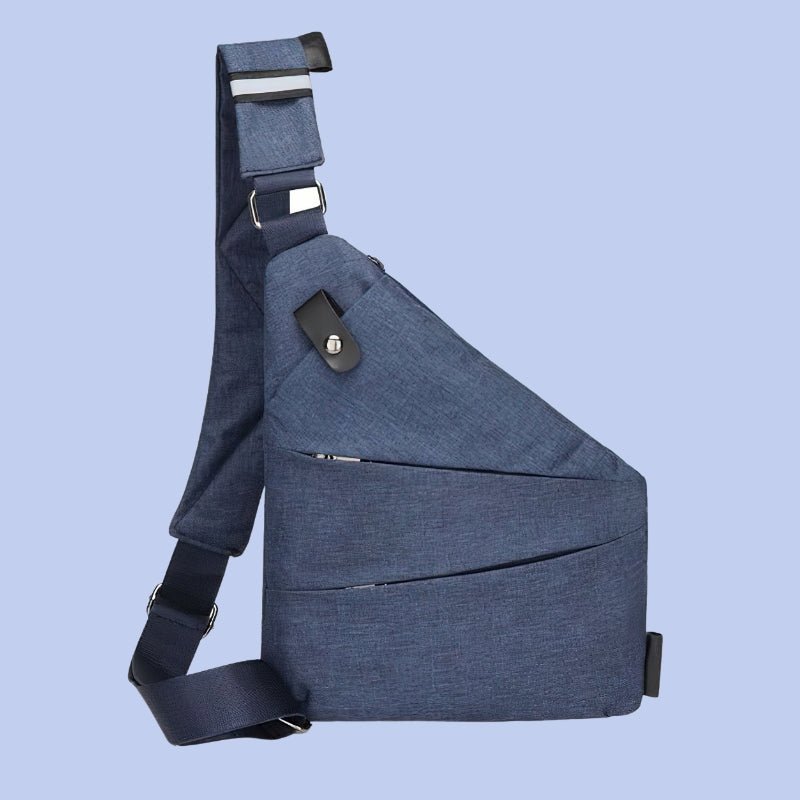 Safebag Multifunctionele Anti-Diefstal Tas Blauw / Links