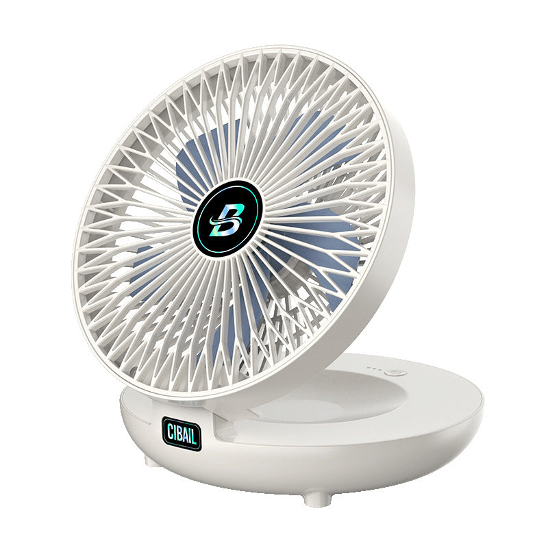 Multi Fan Multifunctionele Opvouwbare Ventilator Wit+ Wit / Draadloos Gesundheit & Schönheit