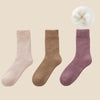Afbeelding laden in Galerijviewer, Winter Thermische Sokken Roze+Paars+Koffie Sokken