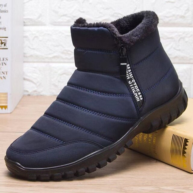 Max Footwear® Winter Enkellaarzen Heren Blauw / 36 A21