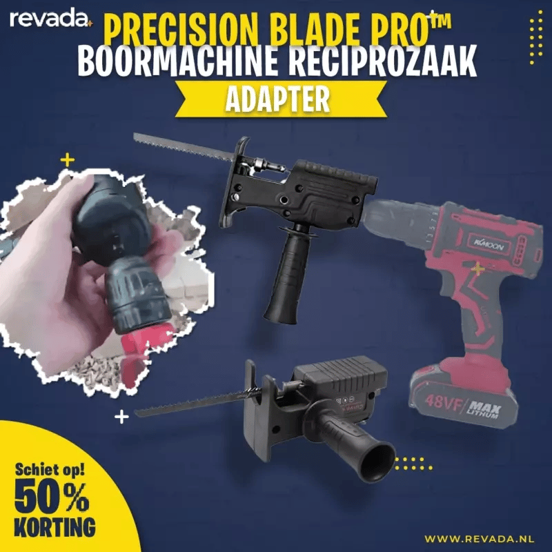 Precision Blade Pro - Boormachine Reciprozaak Adapter Power & Hand Tools